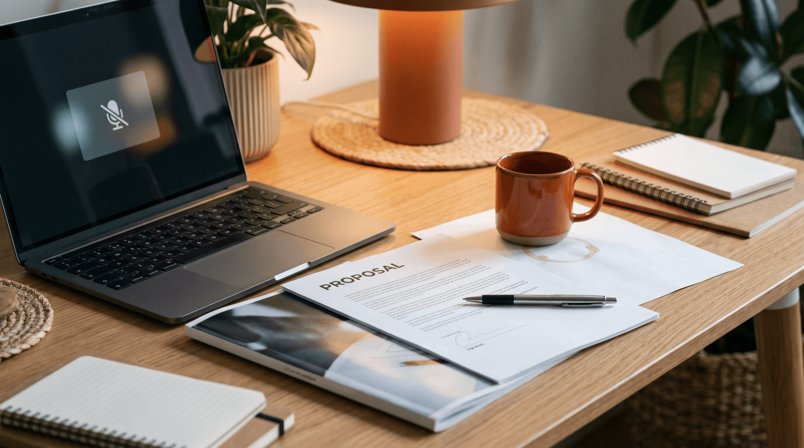 A services proposal left open on a desk after a sales call, the real question behind what is an seo agency